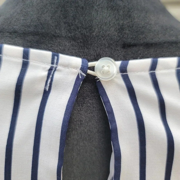 Towowge Blue Floral Maxi Dress Flowy Boho Blue White Size Large - Picture 8 of 10